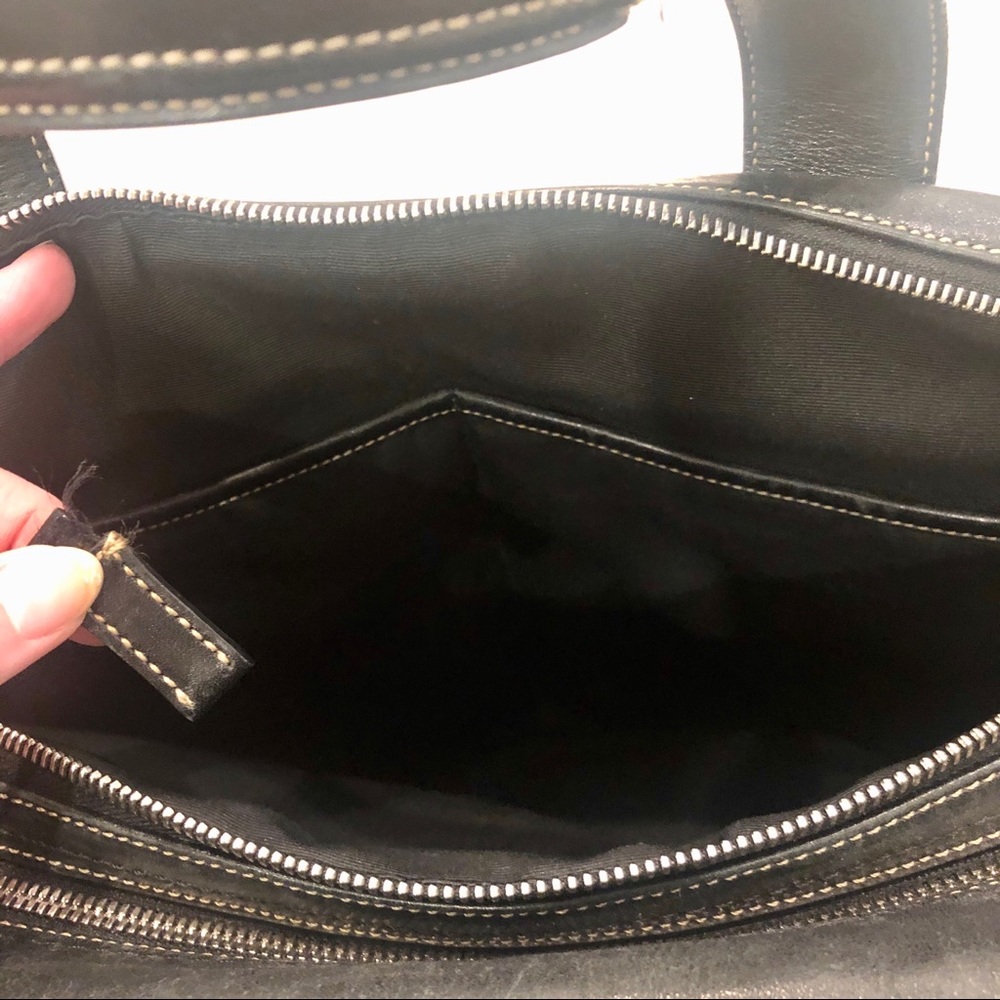 Coach 100% Leather Briefcase/Laptop Bag/Messenger - Picture 8 of 8